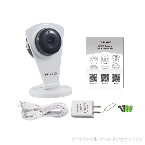 Sricam SP009C CMOS HD 720P Two Way Audio Wireless Wifi Memory Card Slot Home Security Guard P2P IP Camera
